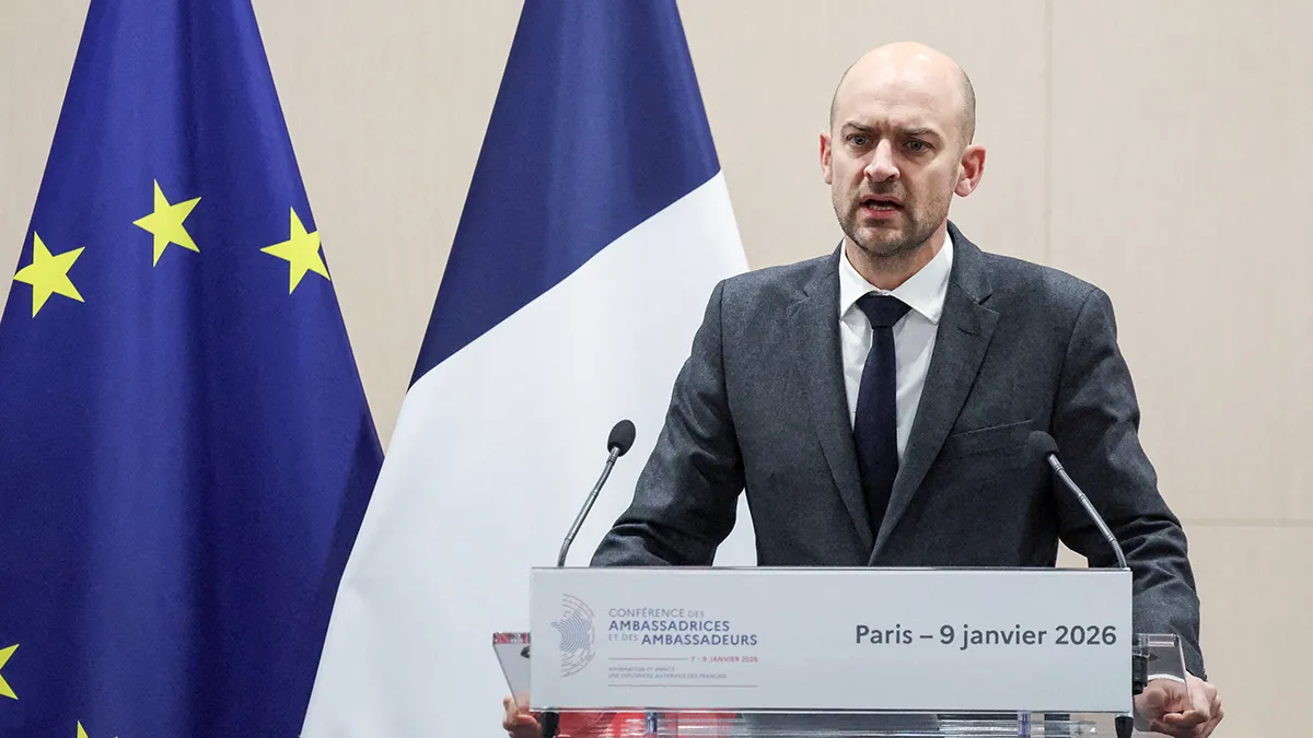 El ministro de Asuntos Exteriores de Francia, Jean-Noel Barrot - REUTERS/ LUDOVIC MARIN
