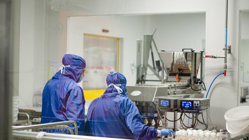 Selon l’Ifop, 73 % des salariés des Hauts-de-France se disent « investis », ce qui place la région sur la plus haute marche du podium en France. Ici, l’entreprise Biocodex à Beauvais (Oise).