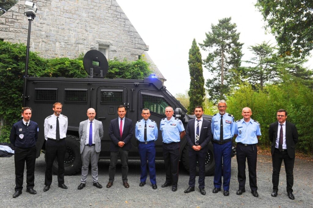 Ce véhicule blindé de 10 tonnes fabriqué à Lamballe va